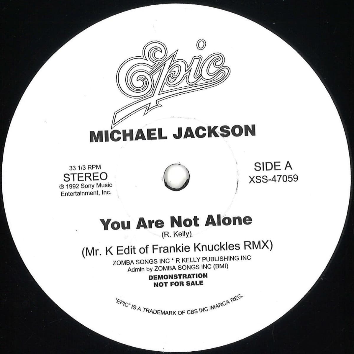 You Are Not Alone / Club Lonley