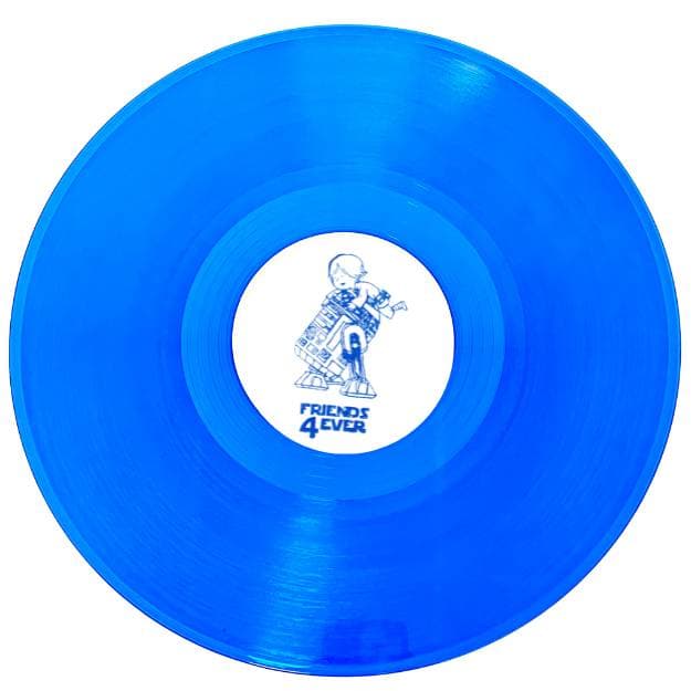 F4E001 Blue Transparent Vinyl