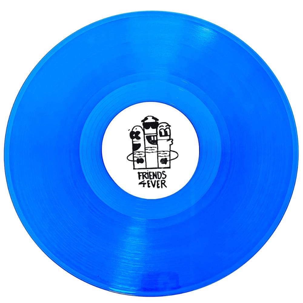 F4E002 Blue Transparent Vinyl