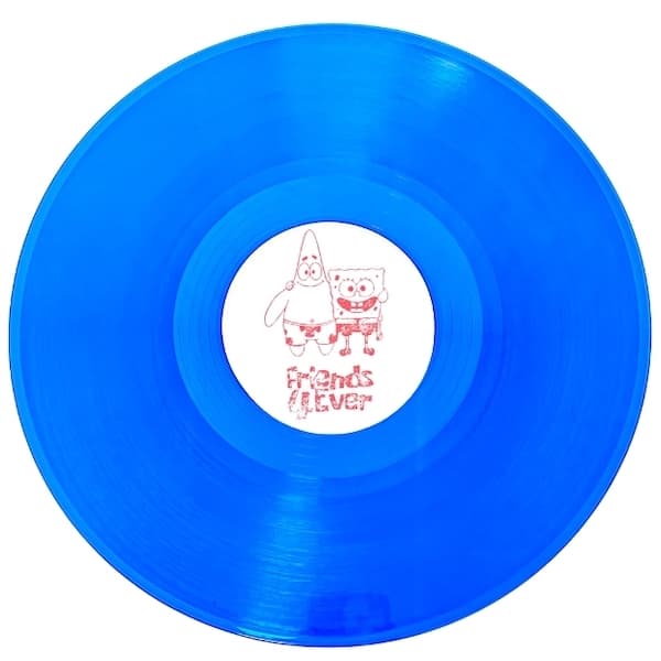 F4E003 Blue Transparent Vinyl