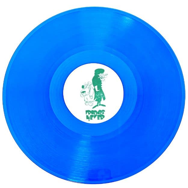 F4E004 Blue Transparent Vinyl