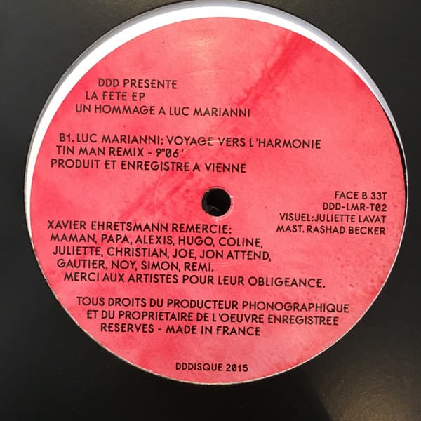 La Fete EP (Un Hommage A Luc Marianni)