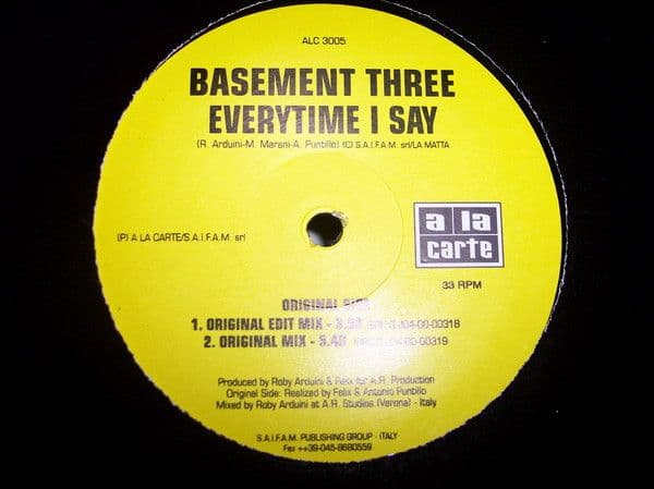 Everytime I Say