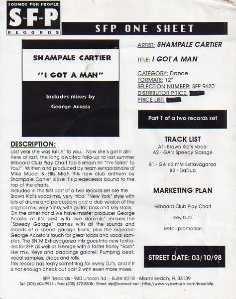 I Got A Man (Part 1 Of 2)