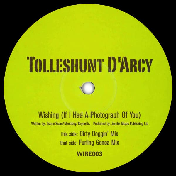 Wishing (If I Had A Photograph Of You)