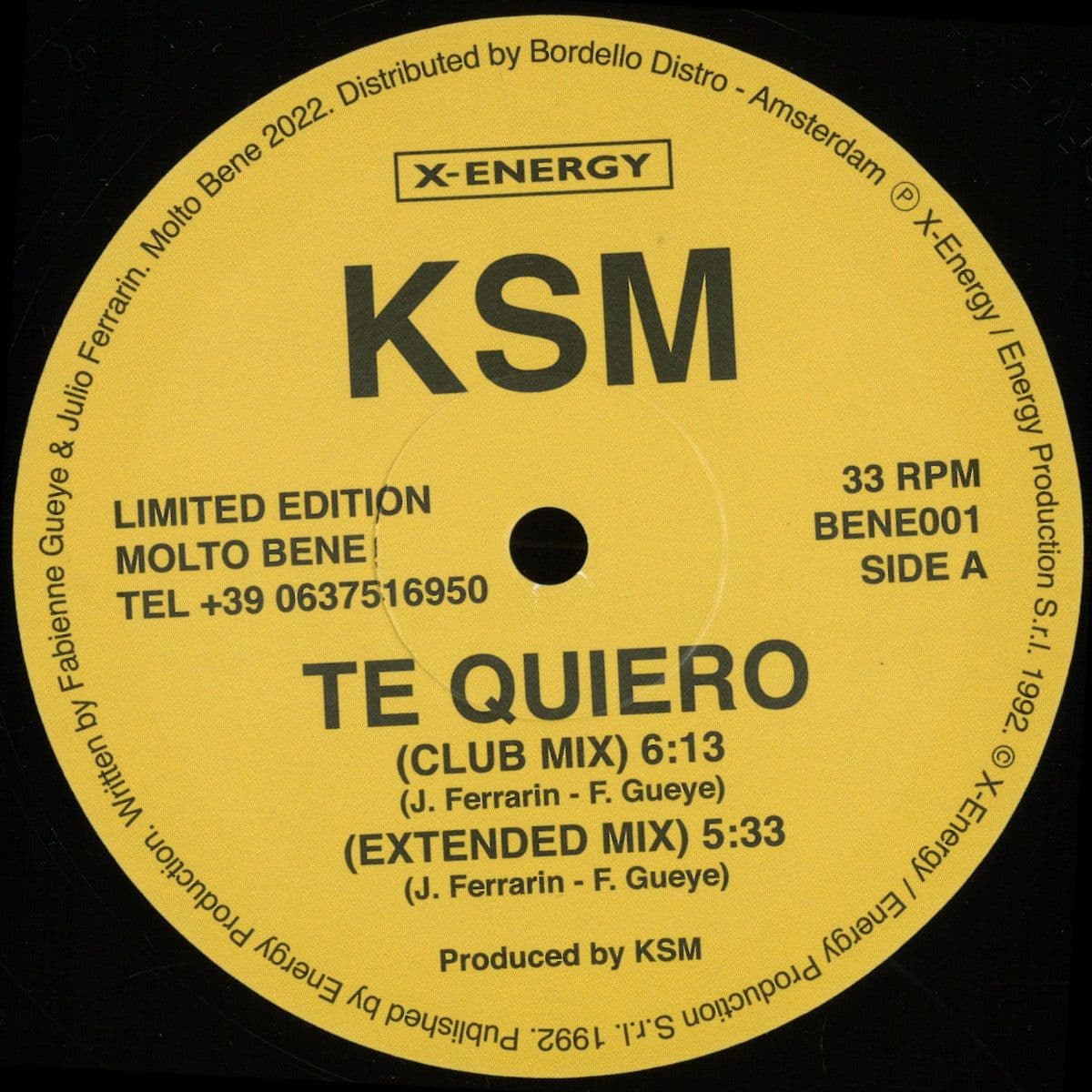 TE QUIERO / I LOVE YOU