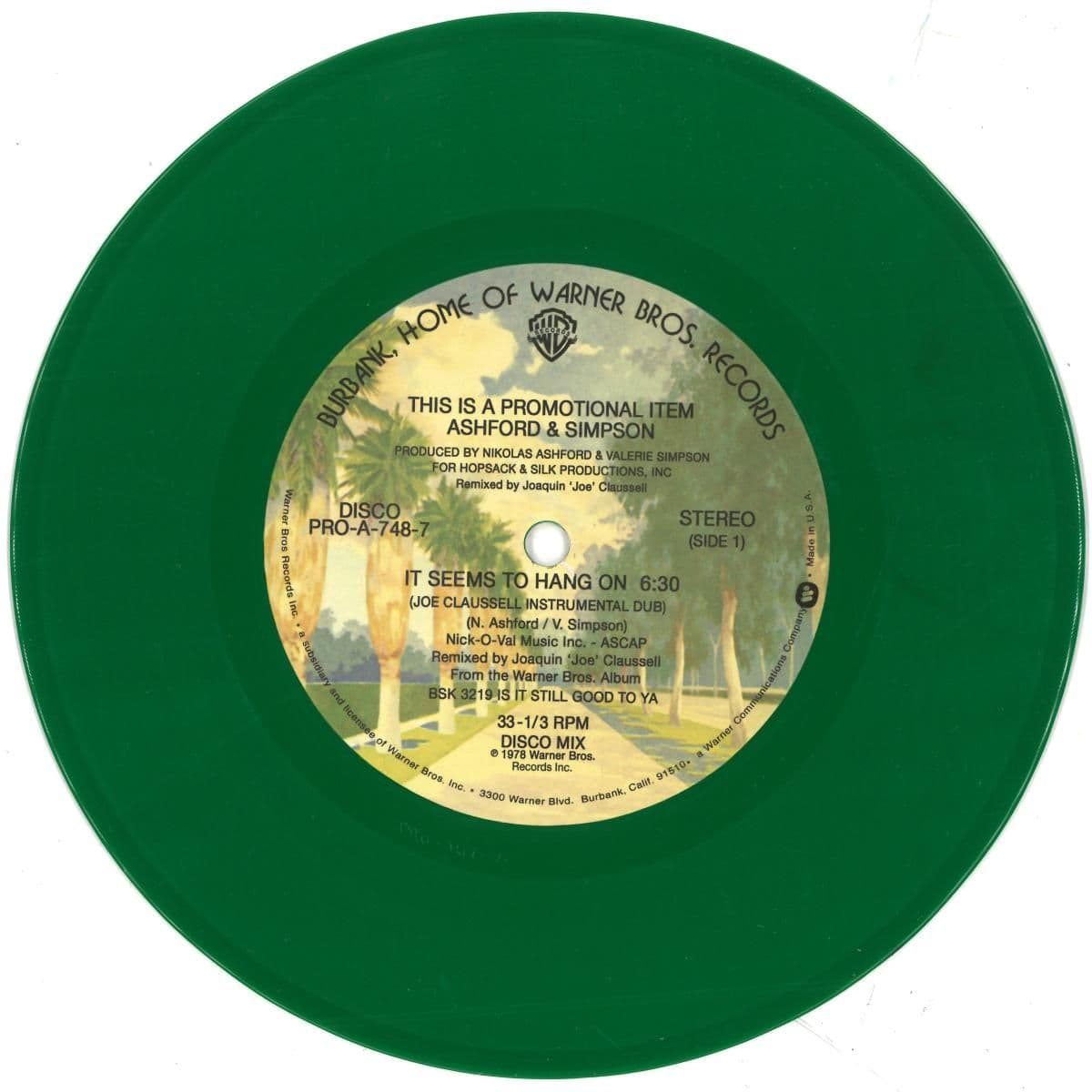 It Seems To Hang On - Joe Claussell Edit 7"