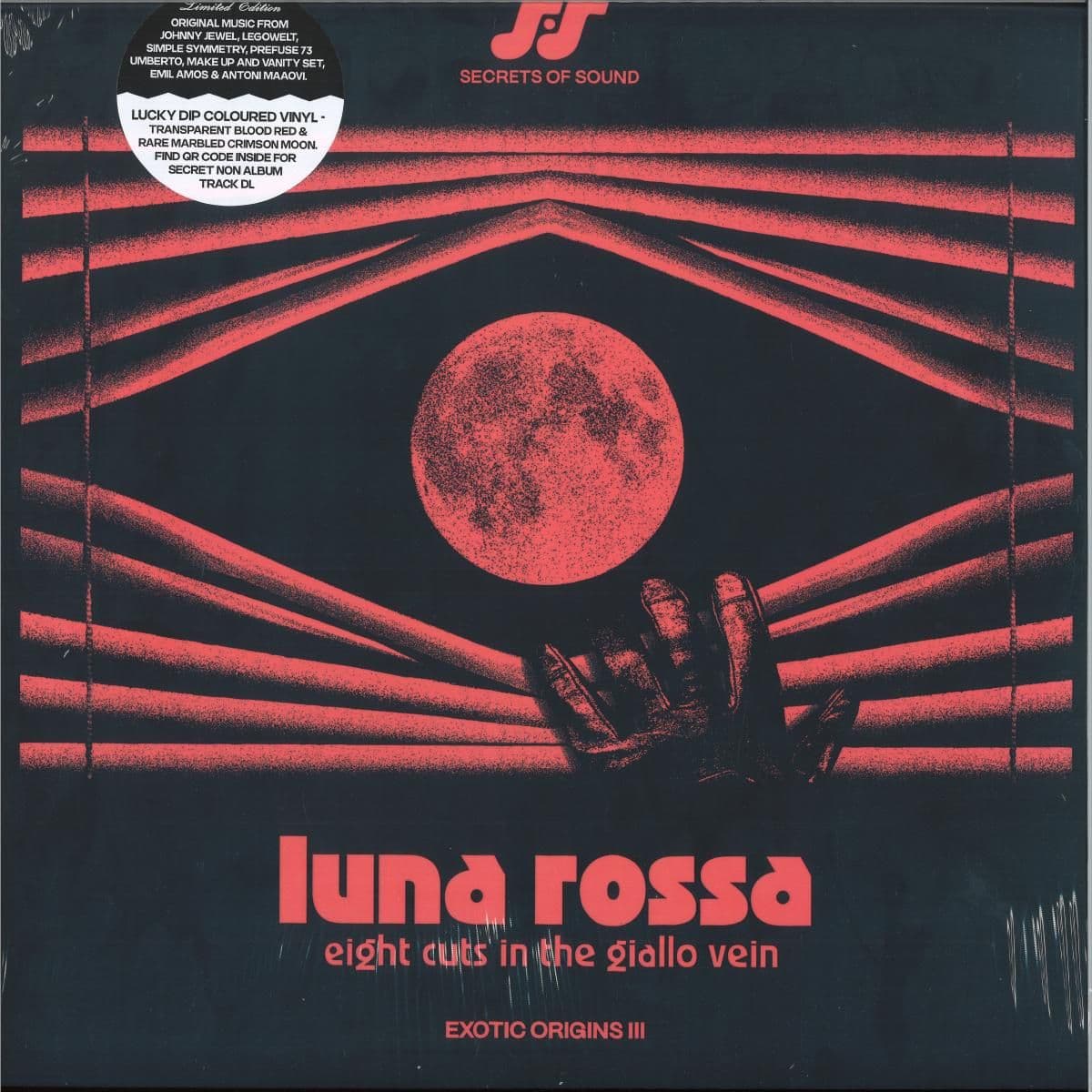 Luna Rossa: Eight Cuts In The Giallo Vein (feat Johnny Jewel / Simple Symmetry / Legowelt / Prefuse