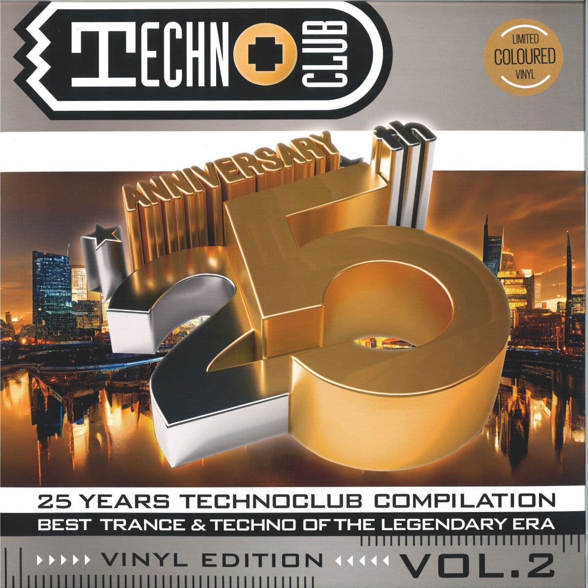25 Years Techno Club Compilation Vinyl Edit.Vol 2 LP 2x12"