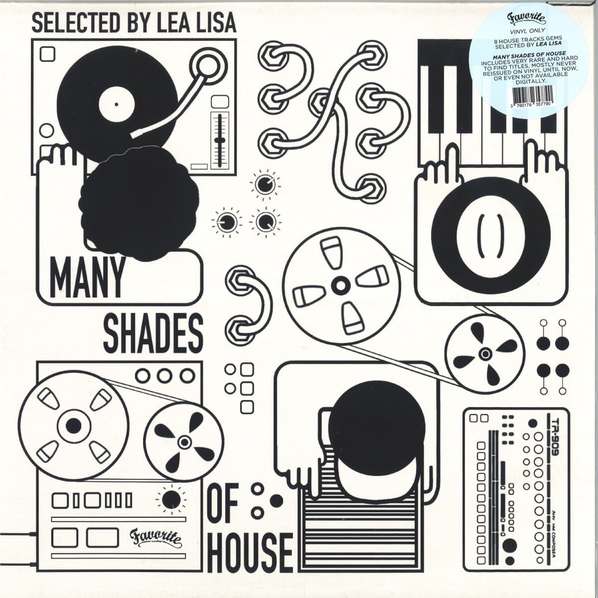 Many Shades Of House (Selected By Lea Lisa) (2x12")