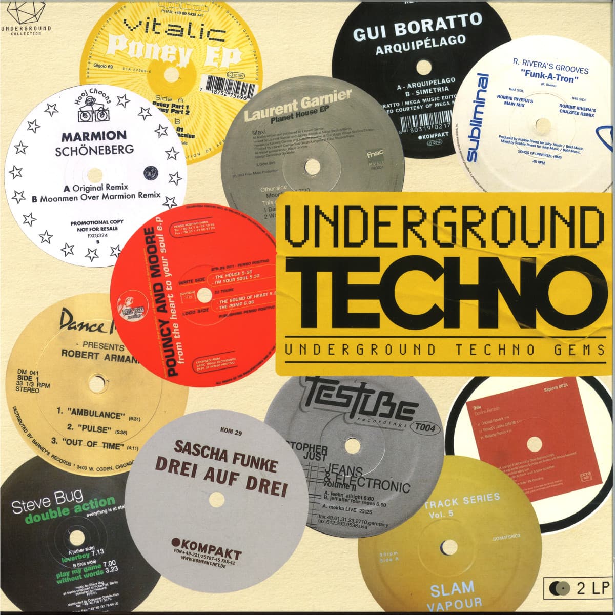 UNDERGROUND TECHNO LP 2x12"