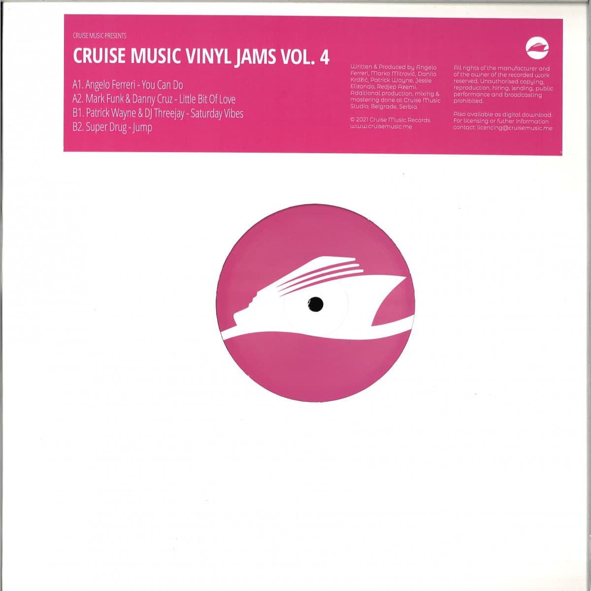 Cruise Music Vinyl Jams Vol 4