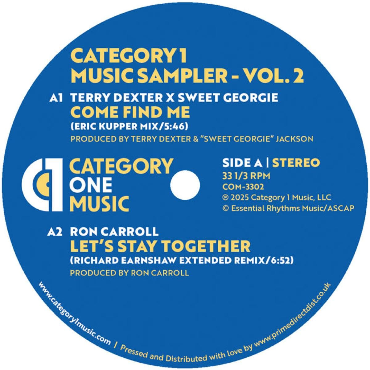 Category 1 Music Sampler - Vol. 2